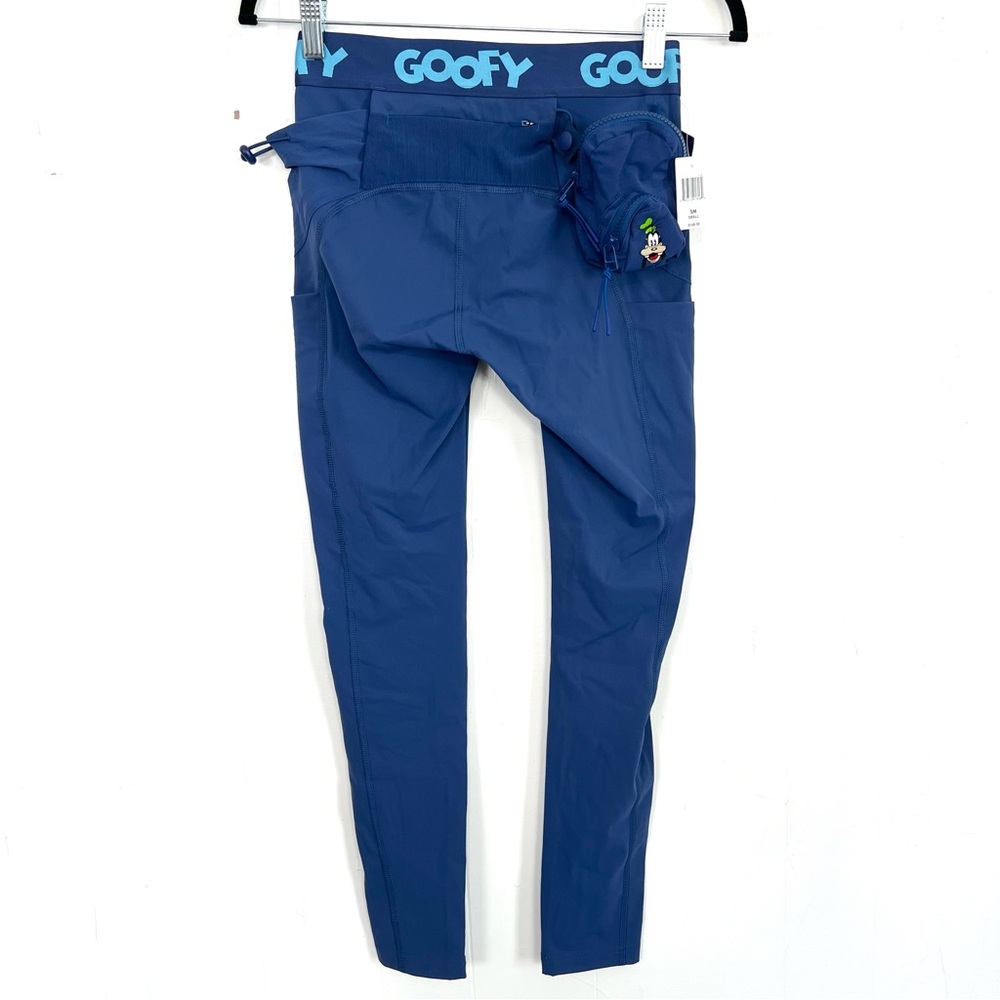 NWT‎ Disney Goofy Snacks Legging by Outdoor Voices in Navy Size Small mc - Picture 6 of 7